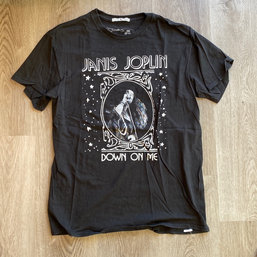 Junk Food Janis Joplin band tee